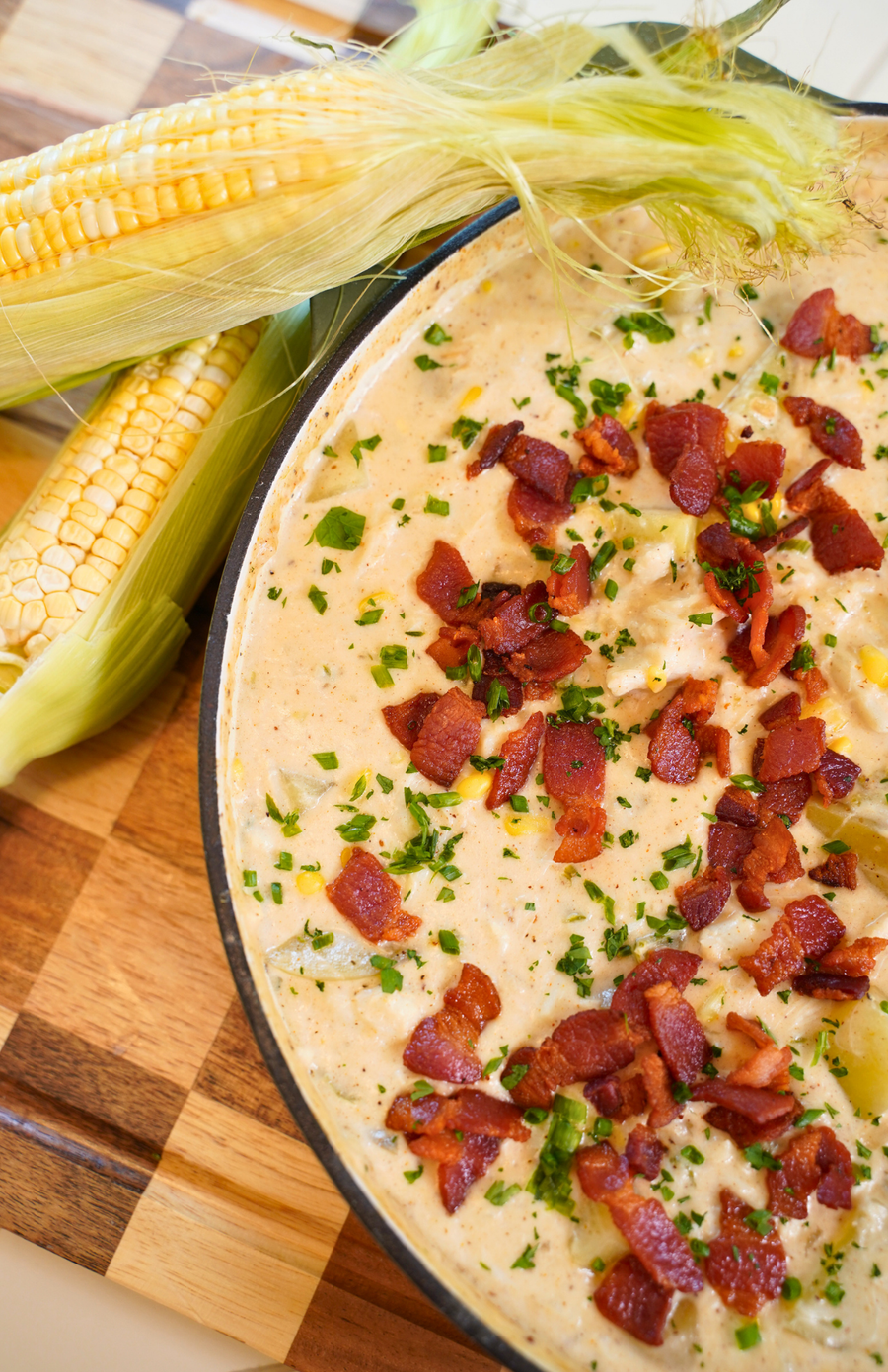 CAPE COD CORN AND CRAB CHOWDER